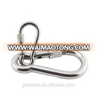 Stainless Steel Spring Snap Hook Locking Carabiner