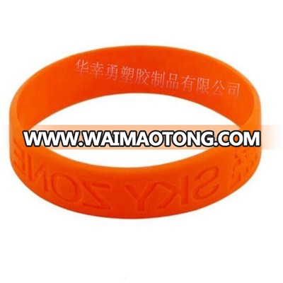 HXY cheap silicone bracelet custom for promotional gifts