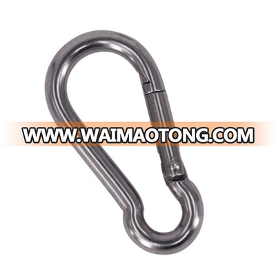 HXY High Quality 304/316 Stainless Steel Carabiner Spring Snap Hooks For Industry