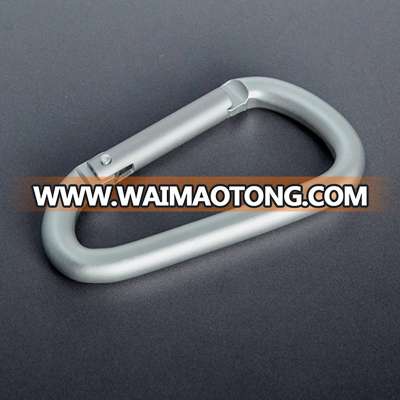 HXY China Wholesale Eco-friendly Nickel Plating Promotion Dull Silver Snap Hook Metal Carabiner Clips